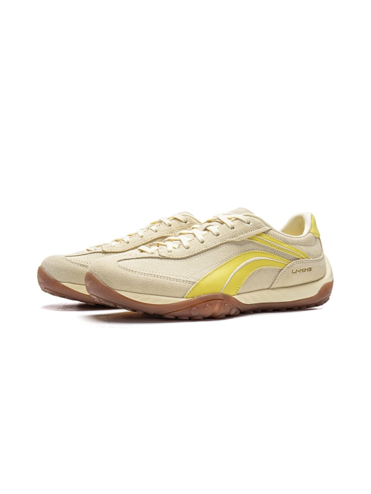 Кроссовки Li-Ning FLOW AGCW002, серия Xinliu, легкие, амортизация Cloud Plus, ретро стиль
