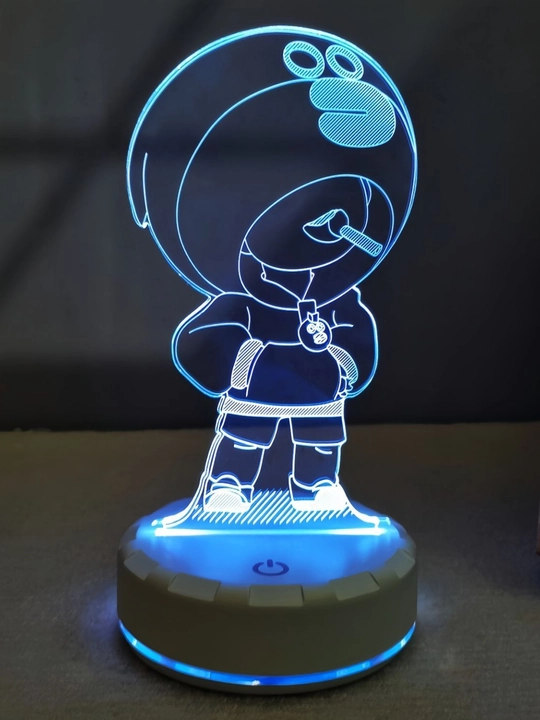 3D светильник Brawl Stars с персонажами (LED ночник)