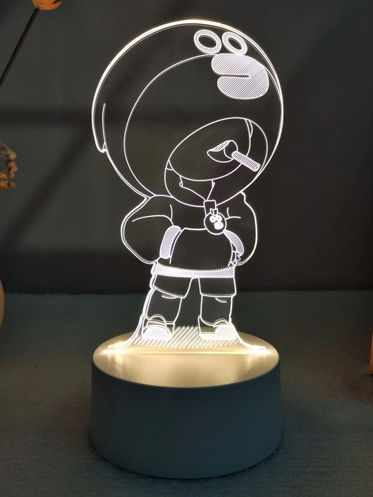 3D светильник Brawl Stars с персонажами (LED ночник)