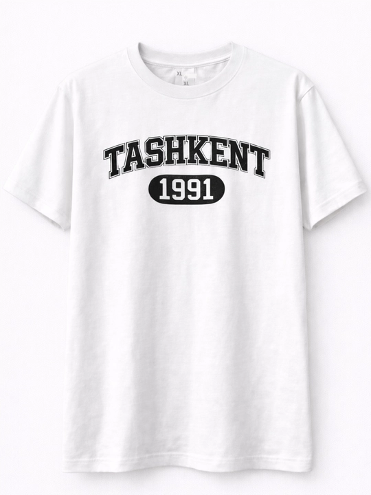 Футболка Azmark Co “Tashkent 1991”, Базовая футболка для мужчин и женщин