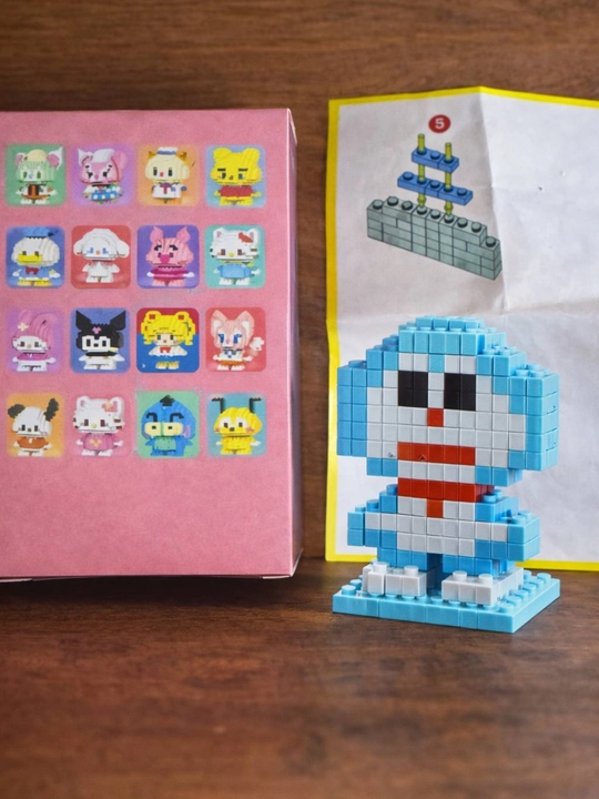 BRICKS 3D Mini Blokli Konstruktor – Rivojlantiruvchi Qurilish To‘plami - 