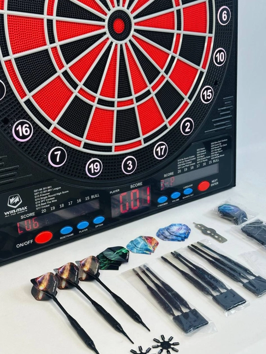 Winmax B218 — 34 o‘yinli elektron darta! 52×46×3 sm