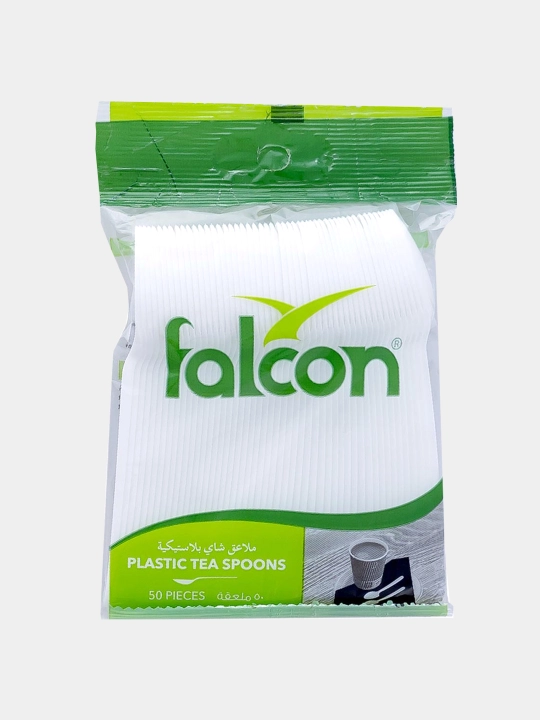 Bir martalik choy qoshiqlari plastik,  50 dona, 11.5 sm