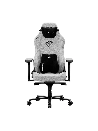 Игровое кресло AndaSeat Phantom 3 XL, экокожа/ткань, до 180 кг, 4 класс газлифт, XL — GAMESET-PHANTOM4D-СЕРЫЙ-XL