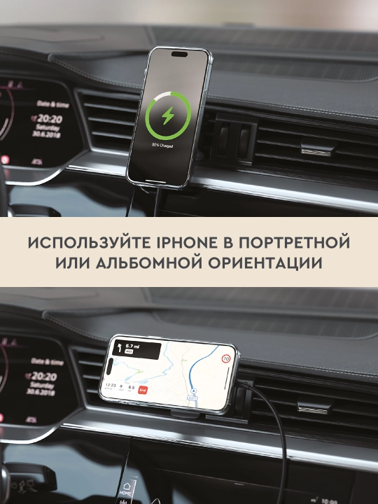 Qi2 Wireless Car Charger simsiz zaryadchik mashina uchun, telefon uchun magnit ushlagich