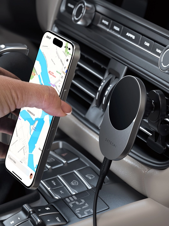 Qi2 Wireless Car Charger simsiz zaryadchik mashina uchun, telefon uchun magnit ushlagich