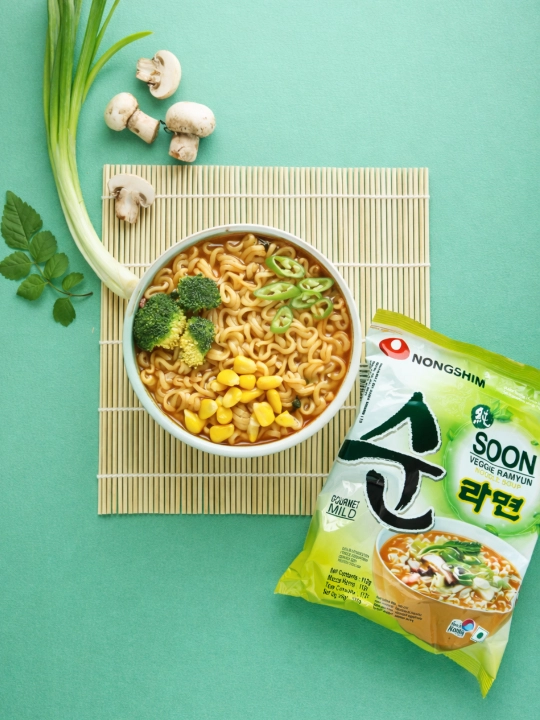 Лапша быстрого приготовления Nongshim Soon Veggie Рамен, 112 г