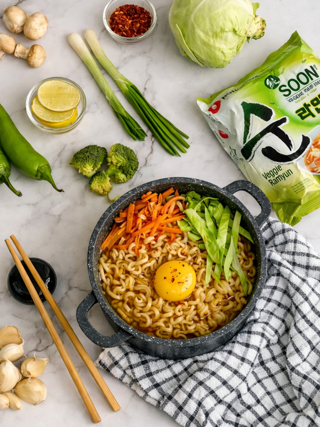 Лапша быстрого приготовления Nongshim Soon Veggie Рамен, 112 г