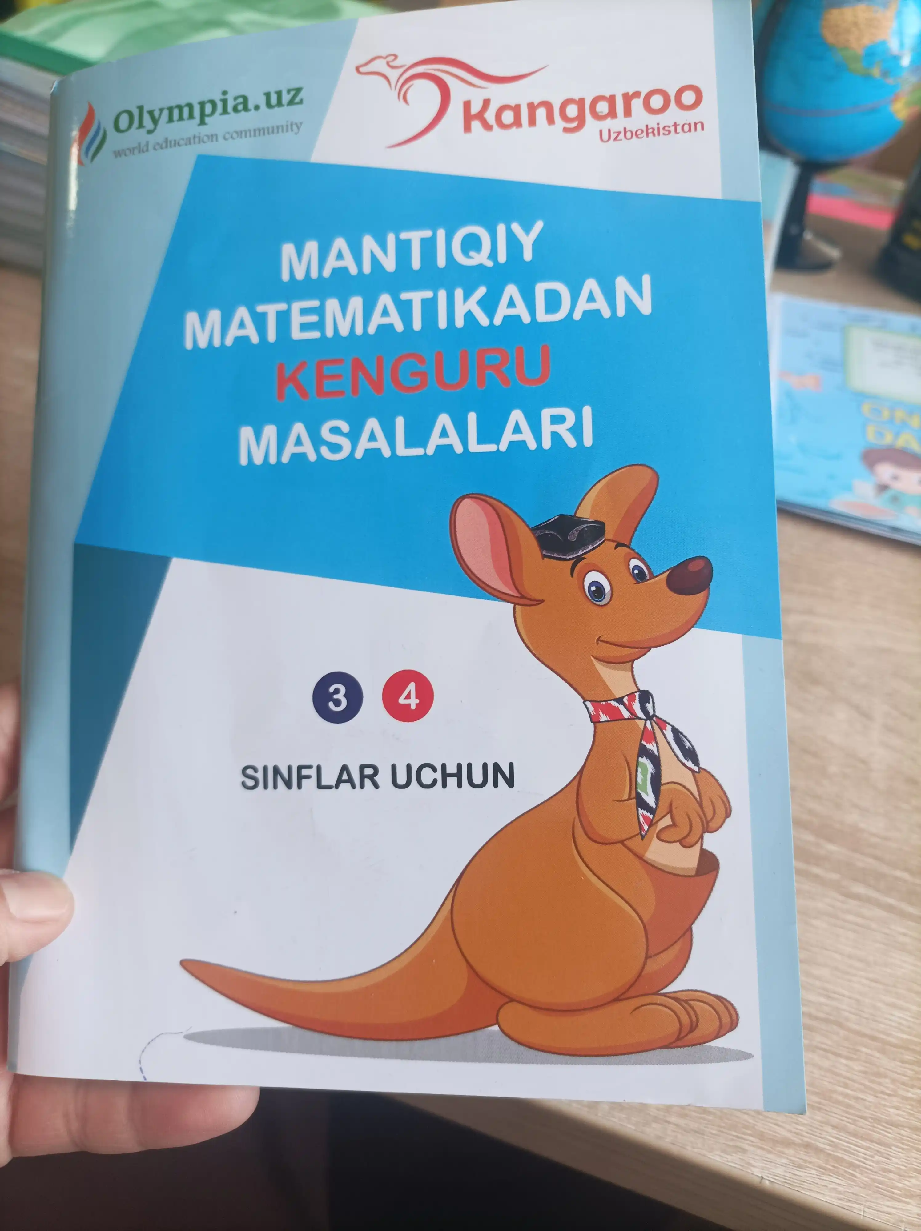 Kenguru mantiqiy matematika kitobi, 3-4-sinflar uchun, o‘zbek tilida