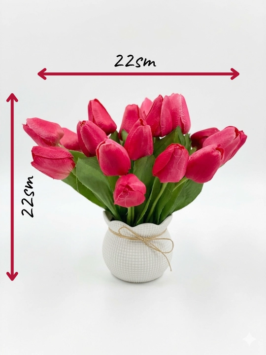 Bahorgi lolalar, 21 dona, balandligi 22 sm - 