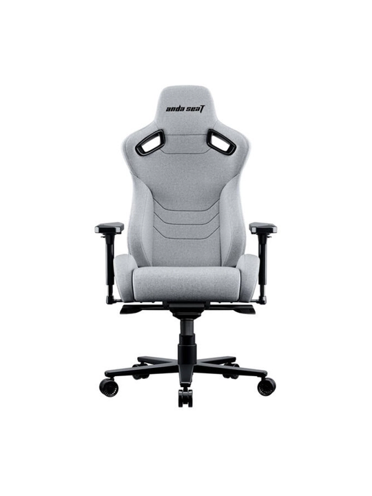 O‘yin kreslos AndaSeat Kaiser 2 Pro XL, eko charm, mato, XL, 180 kg gacha, qora kulrang