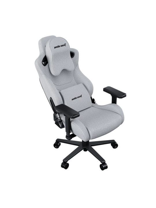 O‘yin kreslos AndaSeat Kaiser 2 Pro XL, eko charm, mato, XL, 180 kg gacha, qora kulrang