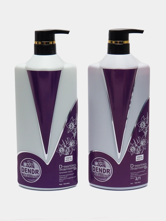 DENDR Keratin to'plami (shampun va konditsioner, D-pantenol)