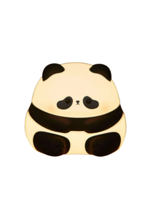 Chiroq tungi panda LED lampa bolalar uchun, sensorli svetilnik, 3 rejimli yoritish