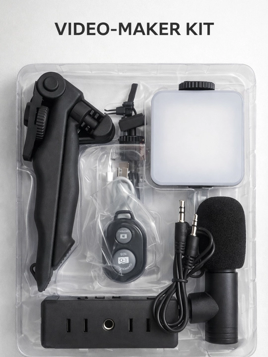 Smartfon uchun professional stabilizator va vlog to‘plami
