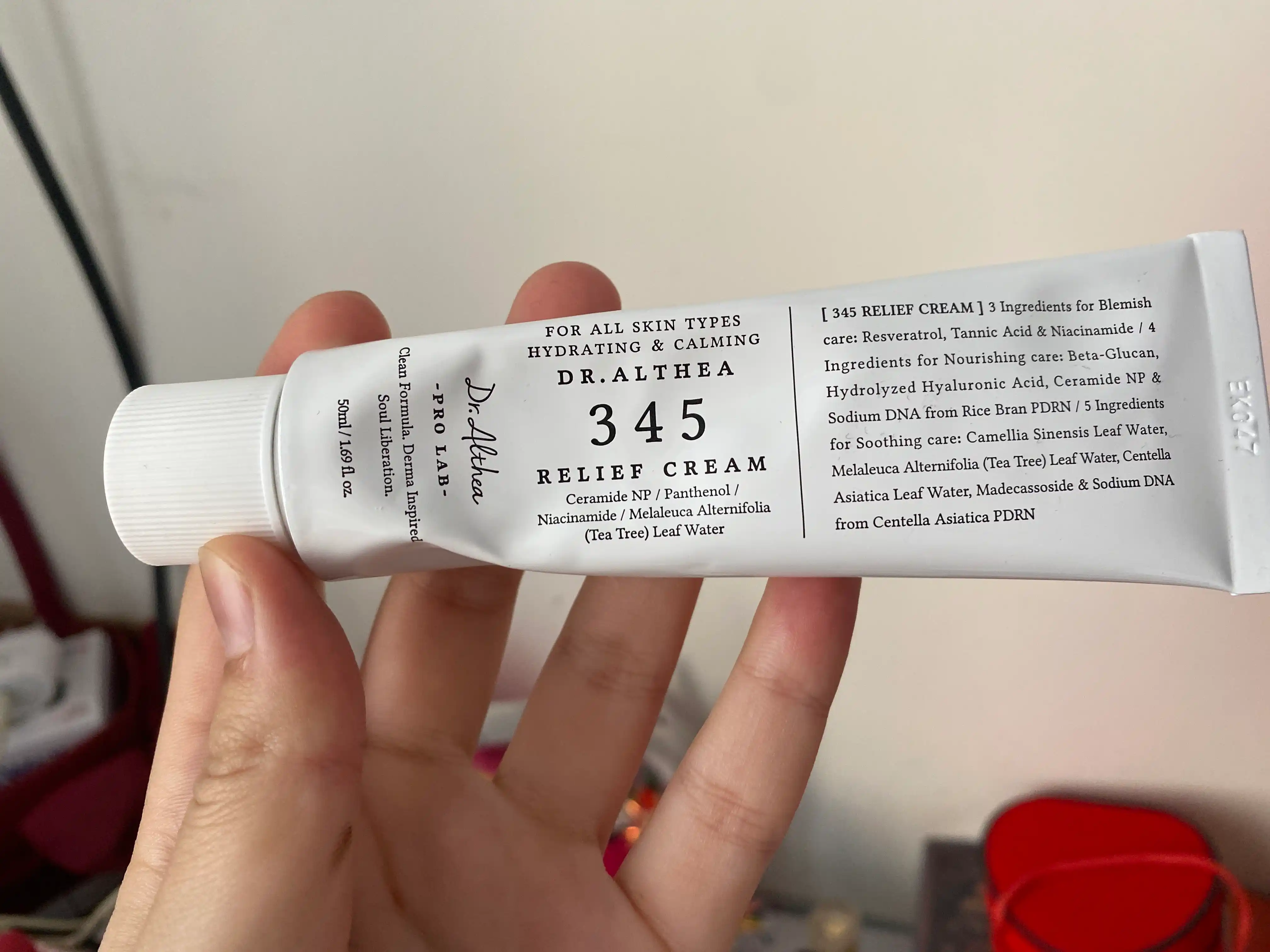 Dr. Althea 345 Relief Cream 50 мл , дневной крем для чувствительной кожи , Корея
