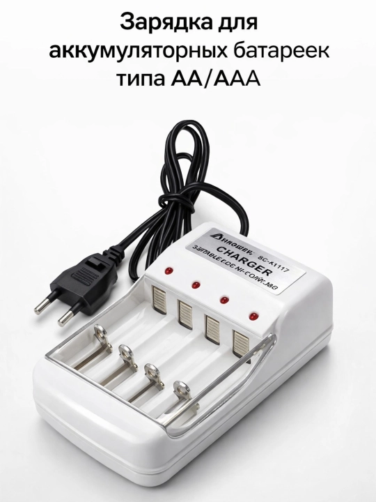 Зарядное устройство Singway SW-W32 для аккумуляторов AA и AAA 