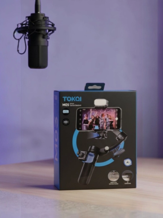 M03 TOKQI 3-Axis Gimbal Stabilizer – Профессиональный стабилизатор для смартфона - 
