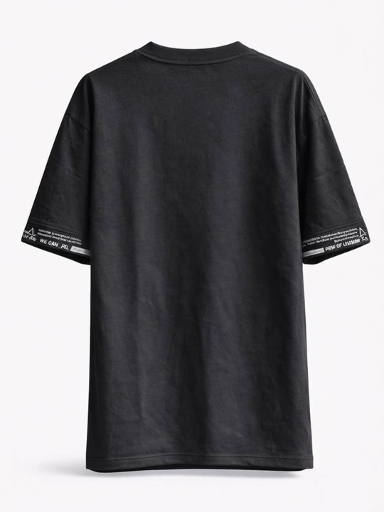 Футболка мужская oversize с принтом, стильная оверсайз футболка для спорта и прогулок