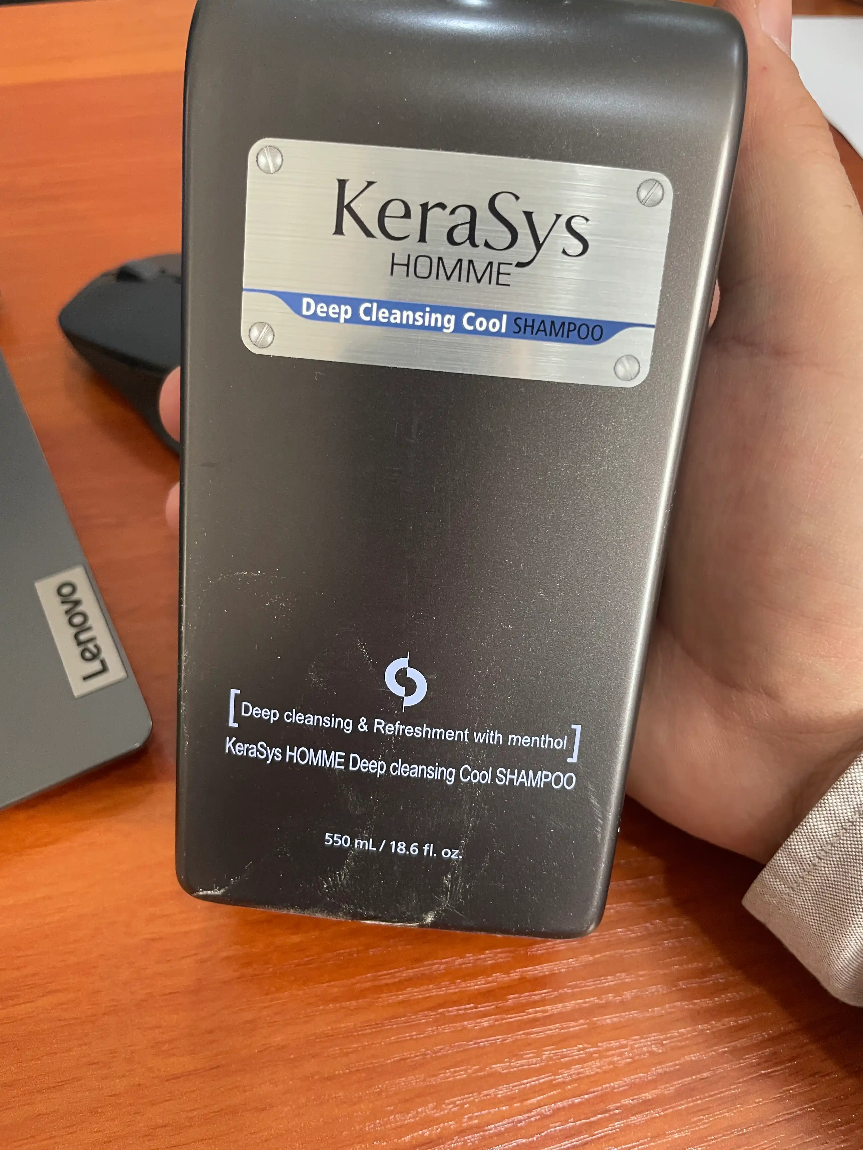 Шампунь для мужчин, глубокое очищение с ментолом, Kerasys Homme, 550 мл