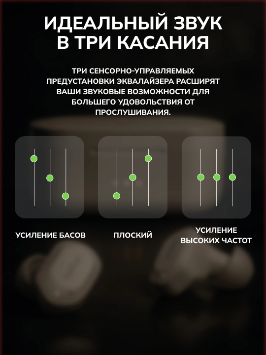 Simsiz quloqchinlar TWS Belkin Soundform Play True Wireless, Bluetooth 5.2, 38 soatgacha