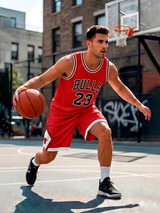 Баскетбольная форма Bulls Jordan, мужская