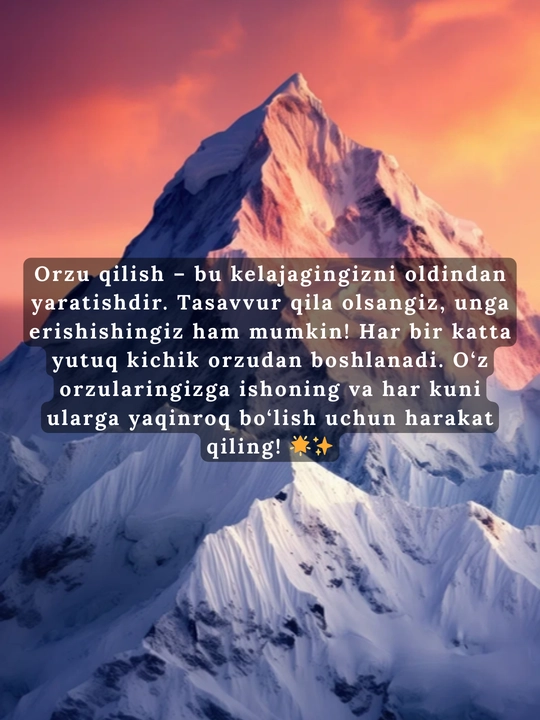 Orzular xaritasi - maqsadlar va muvaffaqiyatni vizualizatsiya qilish uchun sovg‘a to‘plami