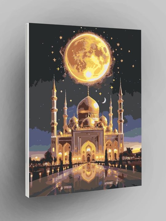 Raqamlar bo'yicha rasm chizish ARTERY "Islomiy", holstda chizmachilik, 40 * 50 sm