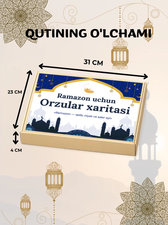 Orzular Xaritasi 2026 — Ramazon uchun maxsus sovg‘a to‘plami
