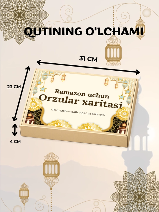Orzular Xaritasi 2026 — Ramazon uchun maxsus sovg‘a to‘plami