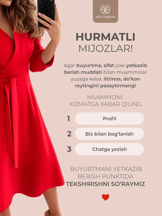 Ayollar ko‘ylagi, kundalik, katta o‘lchamlar - ELLE FASHION
