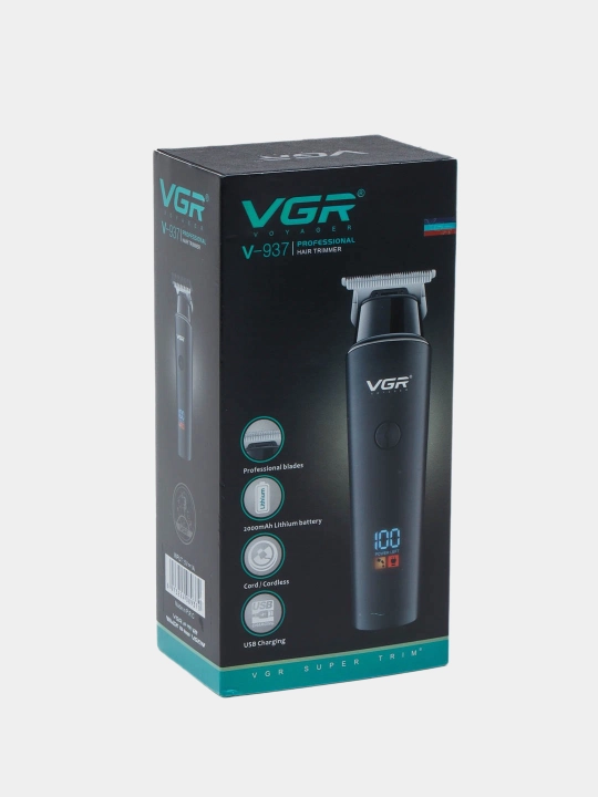 Профессиональные триммеры для волос и бороды VGR V-933, V-937, V-987