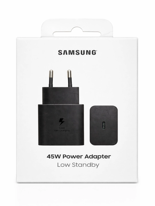 45W Samsung zaryadchik (ORG), adapter Type-C portli, Tezkor zaryadlash 2.0