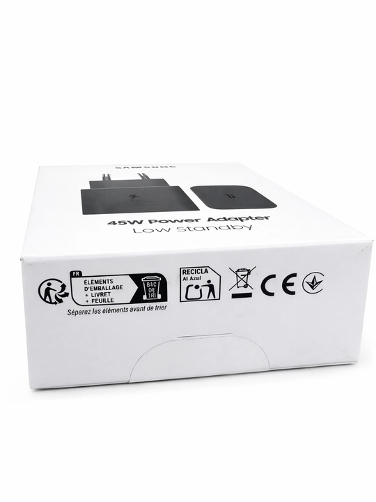 45W Samsung zaryadchik (ORG), adapter Type-C portli, Tezkor zaryadlash 2.0