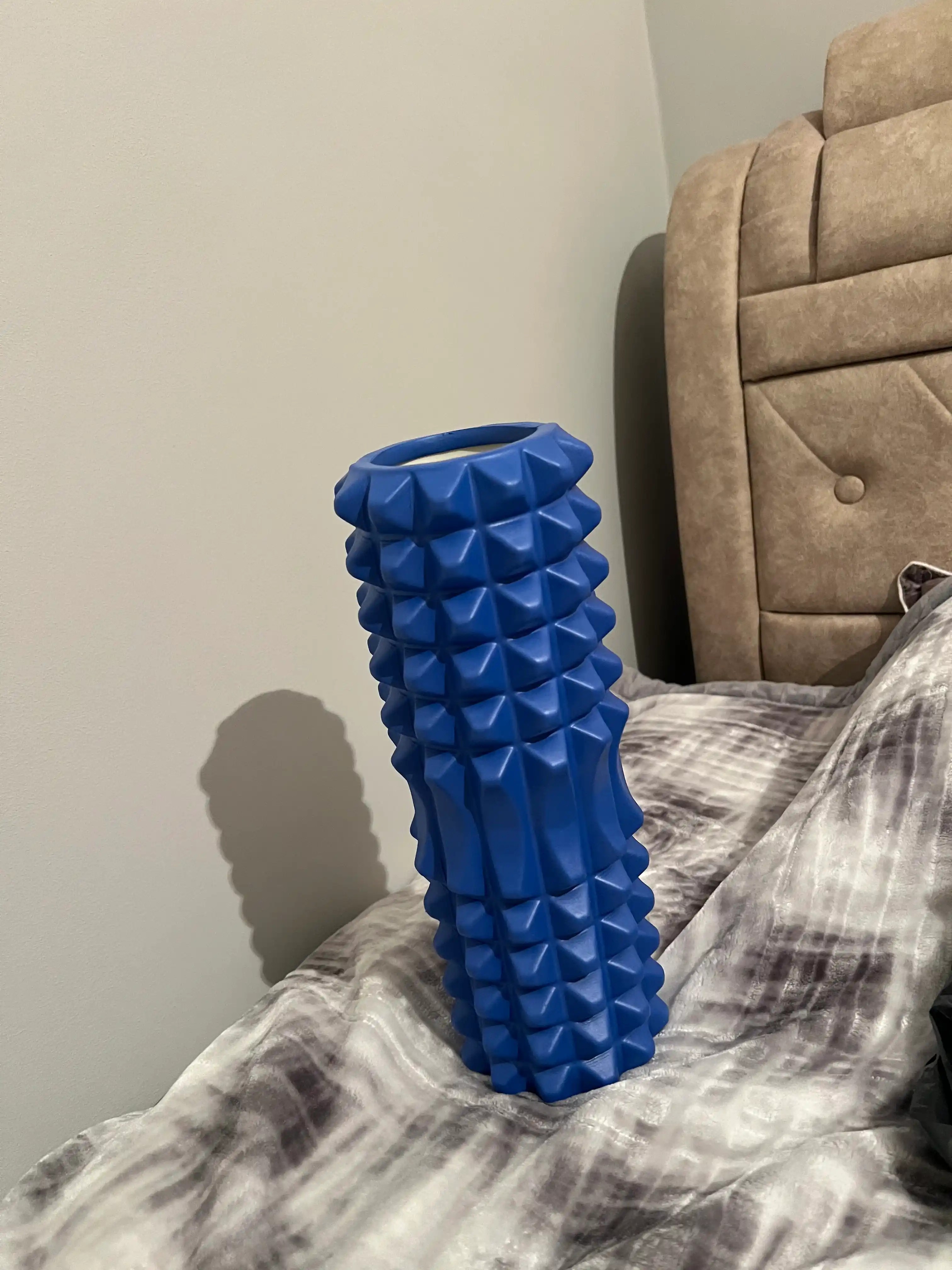 Yoga va рilates  uchun massaj valik, fitnes rolik, 33 sm