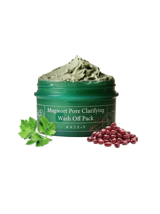 Yuzni qora nuqtalardan tozalovchi AXIS-Y Mugwort Pore loysimon niqobi, 100 ml