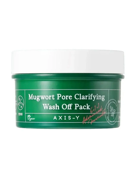 Yuzni qora nuqtalardan tozalovchi AXIS-Y Mugwort Pore loysimon niqobi, 100 ml