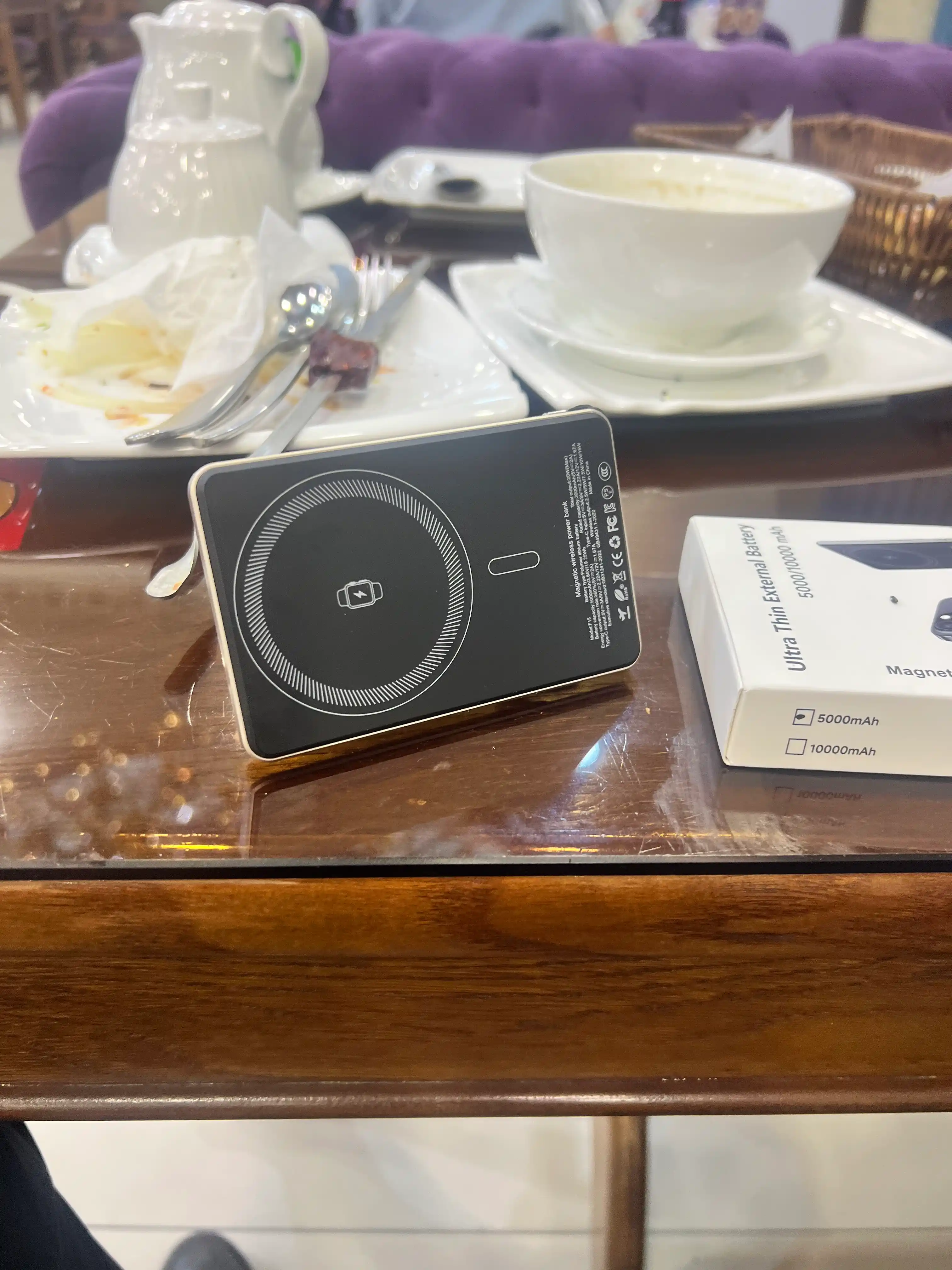 MagSafe uchun ultra yupqa 10000 mA/soat tashqi batareya