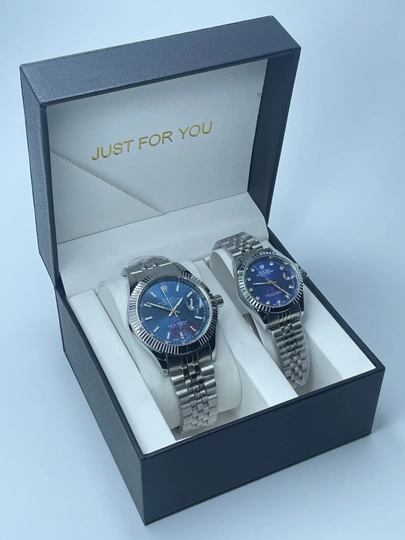 Парные часы Rolex – Идеальная гармония для Него и для Нее — XUMORN1-PARASOATICHIKOK-СЕРЕБРН