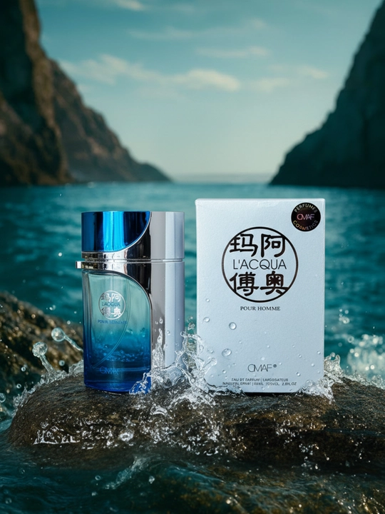 Erkaklar atiri OMAF L’ACQUA, duxi erkaklar uchun, 5 ml, 10 ml, 85 ml, erkaklarga sovg‘a