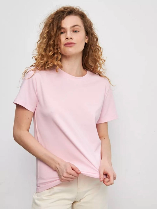 Ayollar uchun futbolka, OVERSIZE, print bilan, 100% paxta