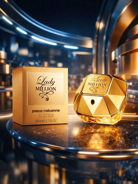 Парфюмированная вода для женщин, Rabanne Lady Million, 80 мл - 