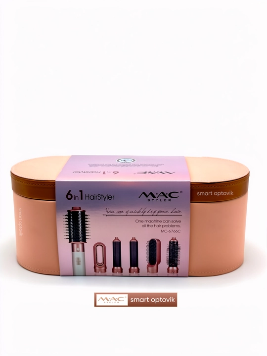Фен-стайлер MAC Styler 6/1, профессиональный, 6 насадок, 4 режима работы