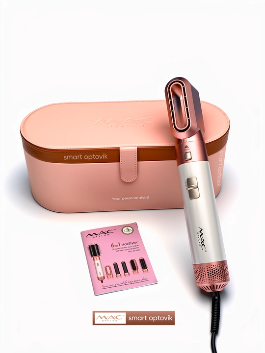 Фен-стайлер MAC Styler 6/1, профессиональный, 6 насадок, 4 режима работы