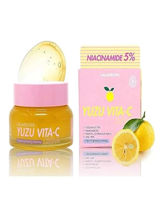 Lalarecipe Yuzu Vita-C krem — tiniqlashtiruvchi va namlantiruvchi vitaminli parvarish - 