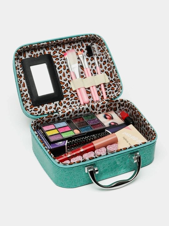 Bolalar uchun kosmetika to'plami Mermaid Make-up, sumka-chemodanda, 3+