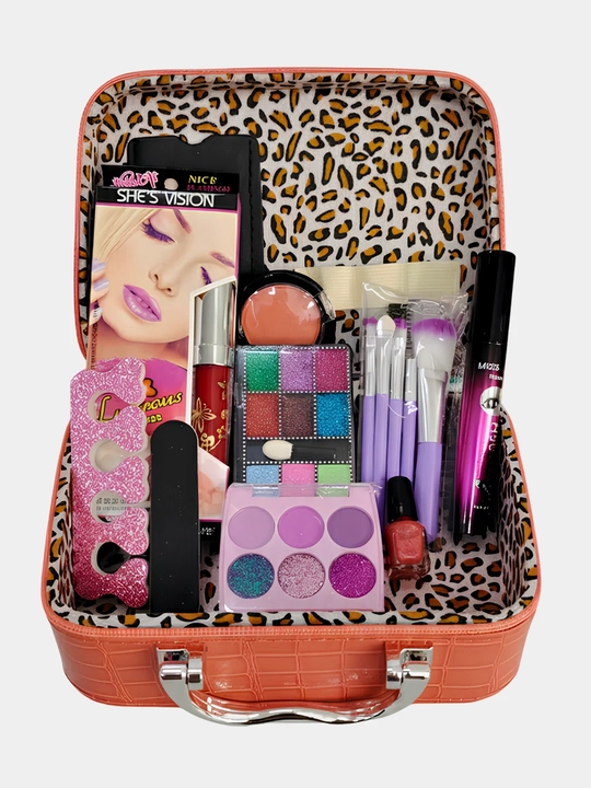 Bolalar uchun kosmetika to'plami Mermaid Make-up, sumka-chemodanda, 3+ - 
