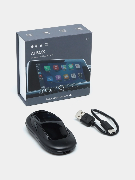 3 tasi 1 da CarPlay Ai Box adapteri Android 13 va Android Auto qo‘llab quvvatlaydi