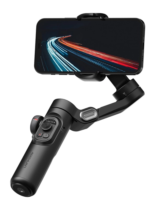 F5 Plus 3-Axis Foldable Gimbal – Smartfon uchun Professional Stabilizator, Type-C