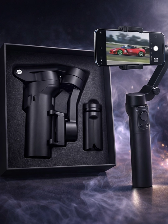 F5 Plus 3-Axis Foldable Gimbal – Smartfon uchun Professional Stabilizator, Type-C